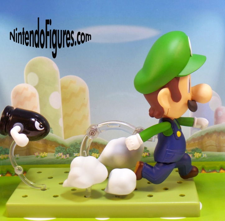 Luigi Running From Bullet Bill Nendoroid