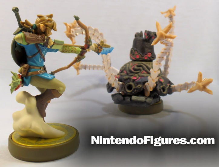 Guardian Zelda Breath of the Wild Amiibo Versus Link