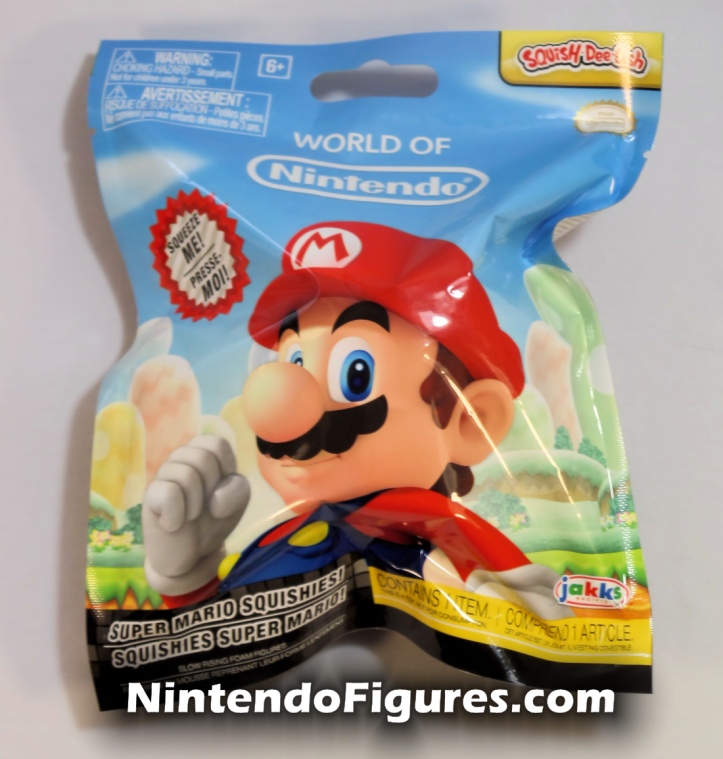 Super Mario Squishies World of Nintendo Jakks Pacific Blind Bag Front